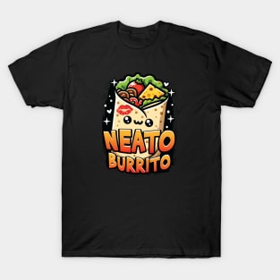 Neato Burrito Funny Mexican Food Lover Graphic T-Shirt